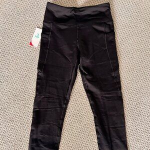 Iuga Fleece Lined Leggigs/Yoga Pants with Pockets (Girls size L/12)